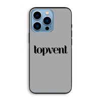 Topvent Grijs Zwart: iPhone 13 Pro Biologisch afbreekbaar hoesje