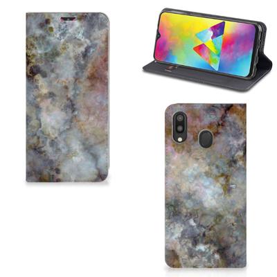 Samsung Galaxy M20 | Standcase | Marmer Grijs