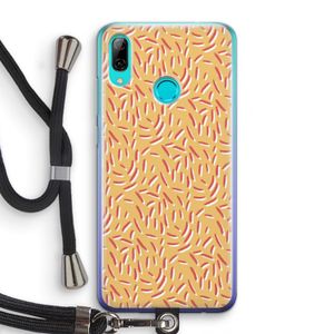 Camouflage: Huawei P Smart (2019) Transparant Hoesje met koord