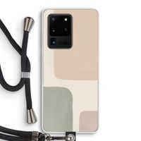 Geo #7: Samsung Galaxy S20 Ultra Transparant Hoesje met koord