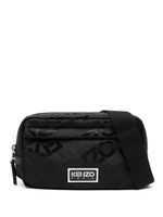 Kenzo sac banane à plaque logo - Noir