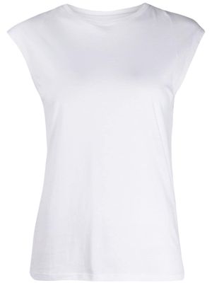 FRAME t-shirt à mancherons - Blanc