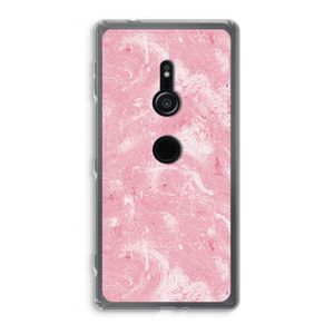 Abstract Painting Pink: Sony Xperia XZ2 Transparant Hoesje