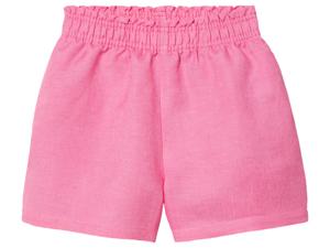 lupilu Meisjes linnen short (104, Roze)