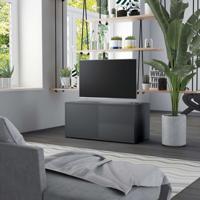 Tv-meubel 80x34x36 cm spaanplaat grijs