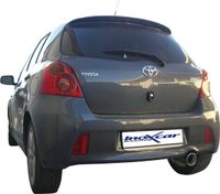 InoxCar uitlaat passend voor Toyota Yaris II 1.8TS (133pk) 2006- 102mm IXTOYA04102