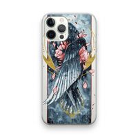 Golden Raven: iPhone 12 Pro Transparant Hoesje