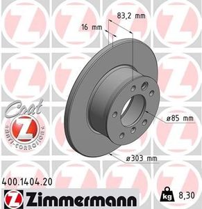 Remschijf Coat Z 400140420