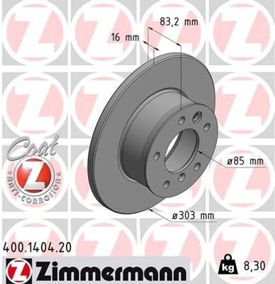 Remschijf Coat Z 400140420