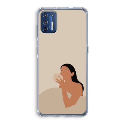 Fresh coffee: Motorola Moto G9 Plus Transparant Hoesje