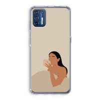 Fresh coffee: Motorola Moto G9 Plus Transparant Hoesje