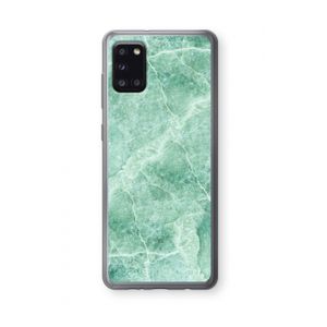 Groen marmer: Samsung Galaxy A31 Transparant Hoesje