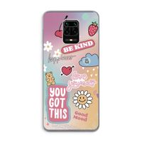 Positivity: Xiaomi Redmi Note 9 Pro Transparant Hoesje Positivity: Xiaomi Redmi Note 9 Pro Transparant Hoesje