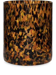 Stories of Italy vase Macchia Leopard (15 cm) - Noir