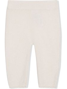 Dolce & Gabbana Kids pantalon en cachemire - Blanc