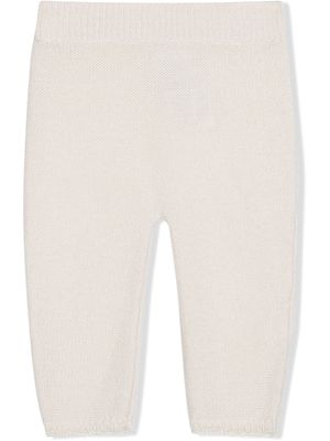 Dolce & Gabbana Kids pantalon en cachemire - Blanc