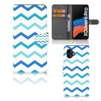 Samsung Galaxy Xcover 6 Pro | Telefoon Hoesje | Zigzag Blauw