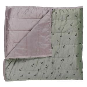 vtwonen Bedsprei Pattern Donker Groen-1-persoons (180 x 250 cm)