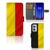 OnePlus Nord CE 2 Bookstyle Case Belgische Vlag - thumbnail