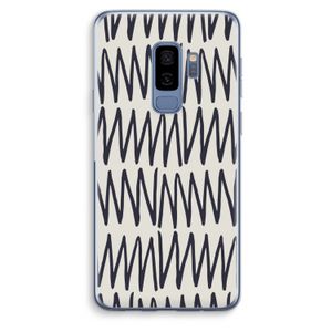 Marrakech Zigzag: Samsung Galaxy S9 Plus Transparant Hoesje