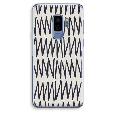 Marrakech Zigzag: Samsung Galaxy S9 Plus Transparant Hoesje