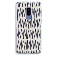Marrakech Zigzag: Samsung Galaxy S9 Plus Transparant Hoesje