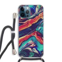 Chameleon Sun: iPhone 12 Pro Max Transparant Hoesje met koord