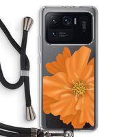 Orange Ellila flower: Xiaomi Mi 11 Ultra Transparant Hoesje met koord