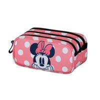 Pennenetui met 3 vakken Minnie Mouse Karactermania Roze