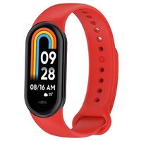 Xiaomi Smart Band 8 Zacht Siliconen Band - Rood