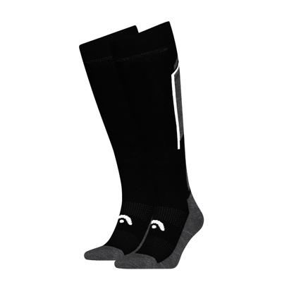 HEAD Skisokken Kneehigh 2-pack Black / Dark Grey-35/38