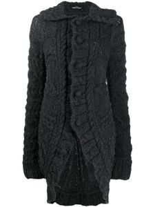 Comme Des Garçons Pre-Owned cardigan en maille épaisse - Gris