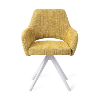 Jesper Home Yanai eetkamerstoel Lemon Limes turn white