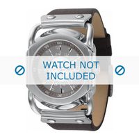 Horlogeband Diesel DZ9027 Leder Bruin 27mm - thumbnail