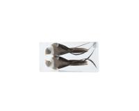 Vogel foam grijs 15 cm 2 stuks
