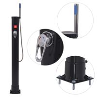 VidaXL Solar douche 8 l pvc staal