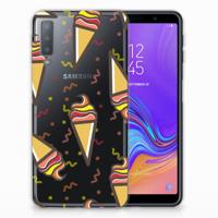 Samsung Galaxy A7 (2018) | Siliconen Case | Icecream