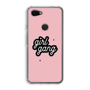 Girl Gang: Google Pixel 3a Transparant Hoesje