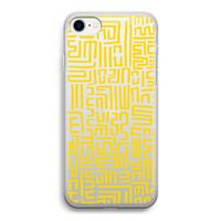 Majorelle Blue Print: iPhone SE 2020 Transparant Hoesje