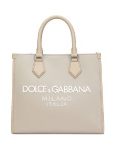 Dolce & Gabbana sac cabas à logo imprimé - Tons neutres