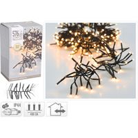 Kerst LED Clusterverlichting 4M 576 LEDs IP44 Warmwit - thumbnail