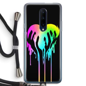 Hold My Heart: OnePlus 7 Pro Transparant Hoesje met koord