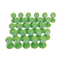 Colorations - kleine letters klei stempels, 26st.