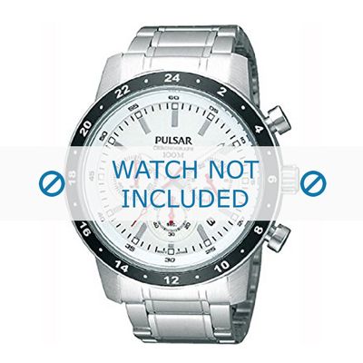 Horlogeband Pulsar VD53-X055 / PT3159X1 / PT3161X1 / PQ338X Roestvrij staal (RVS) Staal 22mm