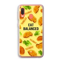 Eat Balanced: Samsung Galaxy A20e Transparant Hoesje
