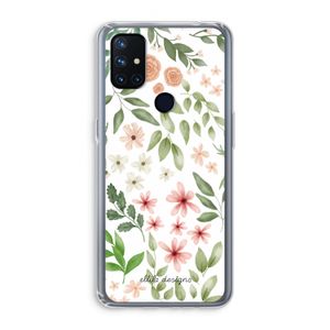 Botanical sweet flower heaven: OnePlus Nord N10 5G Transparant Hoesje