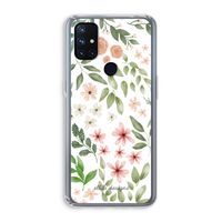 Botanical sweet flower heaven: OnePlus Nord N10 5G Transparant Hoesje