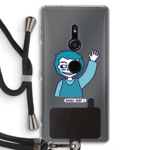 Zwaai: Sony Xperia XZ2 Transparant Hoesje met koord