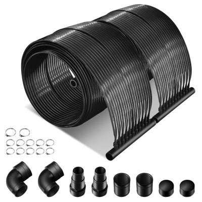 300 x 75 cm Zonnecollector Zwembadverwarming Zonneverwarming van UV-Bestendige Kunststof voor Zwembaden tot 12000 L