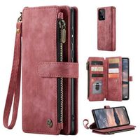 Caseme C30 Multifunctioneel Samsung Galaxy A33 5G Portemonnee Hoesje - Rood